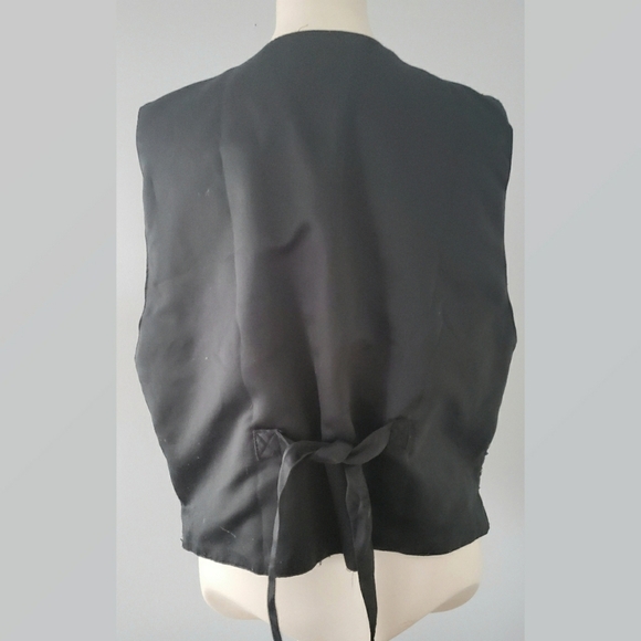 Vintage Beaded Vest 90's Style Size Medium - Picture 3 of 11